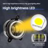 3.5 Inch Waterproof 30W 6000K Round Led Fog Light Fog Passing Lights Front Fog Lamp for Lada Priora