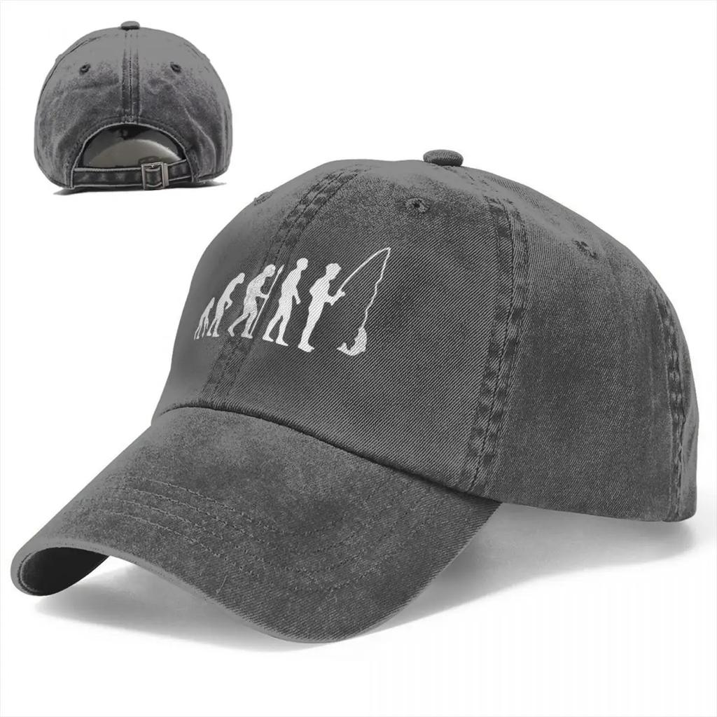 Повседневные бейсболки Snapback Hat Evolution Of Fishing Born Весенне-летняя кепка Fish Washed Washed Casquette Gorras Hip Hop
