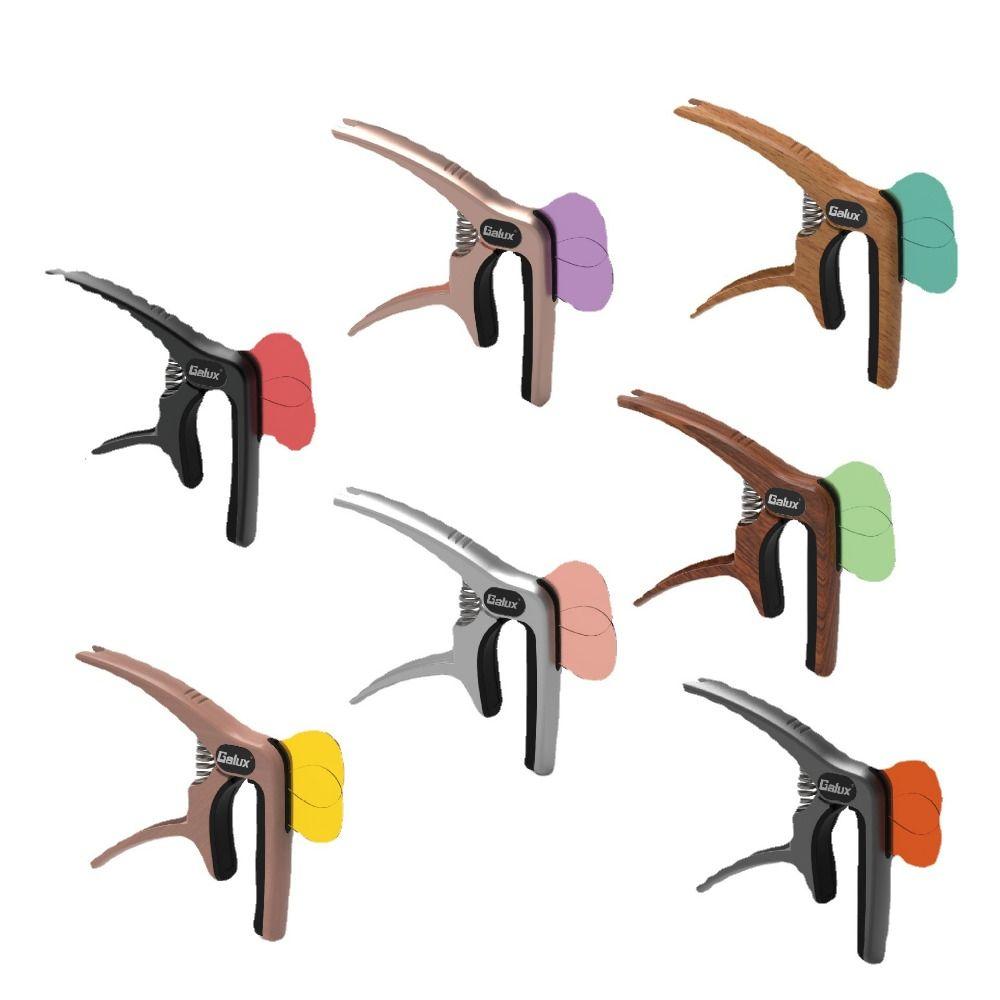 3 in1 Guitar Tuning Clamp Metal Quick Change Clip Guitar Bridge Pin Remover Metal Guitar Capo  Bass