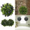 Hanging Basket Lavender Topiary Home Decoration Plastic Restaurant