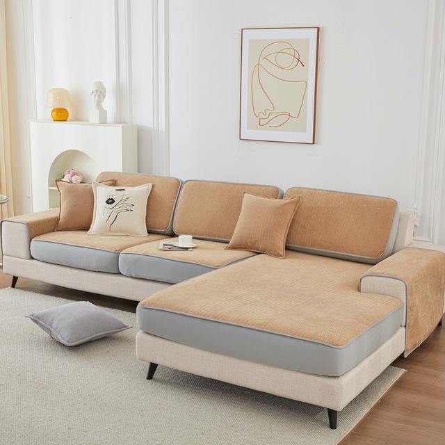 Высококачественный четырехсезонный универсальный нескользящий чехол на сиденье дивана, эластичный чехол для подушки из синели «все включено» для гостиной