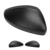 Крышка зеркала заднего вида с надежной защитой от царапин, точная посадка, черная крышка бокового зеркала для автомобилей