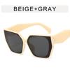 Европейско-американские солнцезащитные очки Женские Модные Многоугольной формы Защита UV400 Мужские Женские Очки Винтажные Ретро Женские Солнцезащитные очки