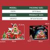 WOMA TOY C0276 Kids Plastic Xmas Snow Christmas Scene House Building Block Construction Toy