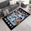 Messi Customize Your Name Area Rug Perfect for Balcony Decorate room Hallway Dormitory Antislip Carpet Anime Office Decor Gift for Festivals