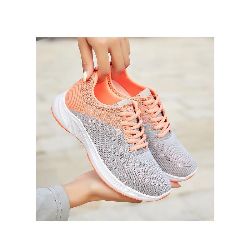 Женская обувь: повседневные кроссовки, дышащие кроссовки Flyknit, модная студенческая обувь