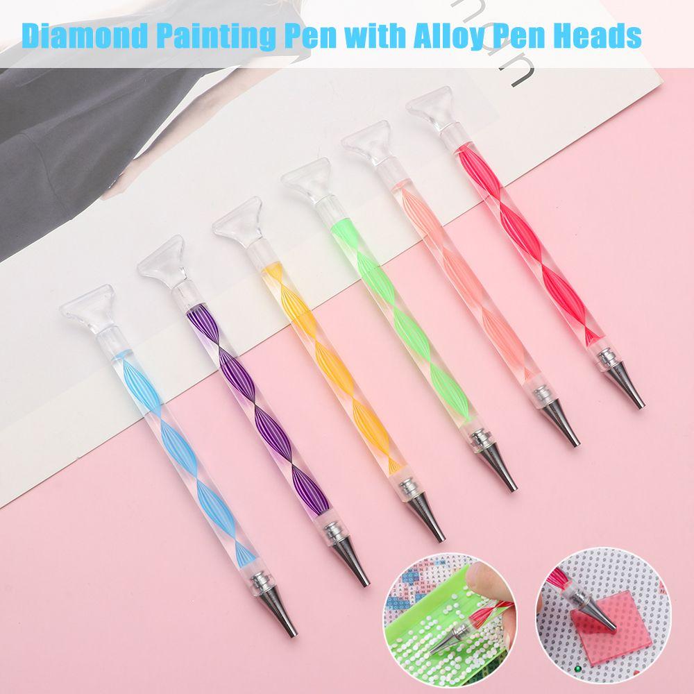 Cross Stitch Resin Pen Alloy Replacement Pen Heads Point Drill Pen Resin Diamond Painting Pen