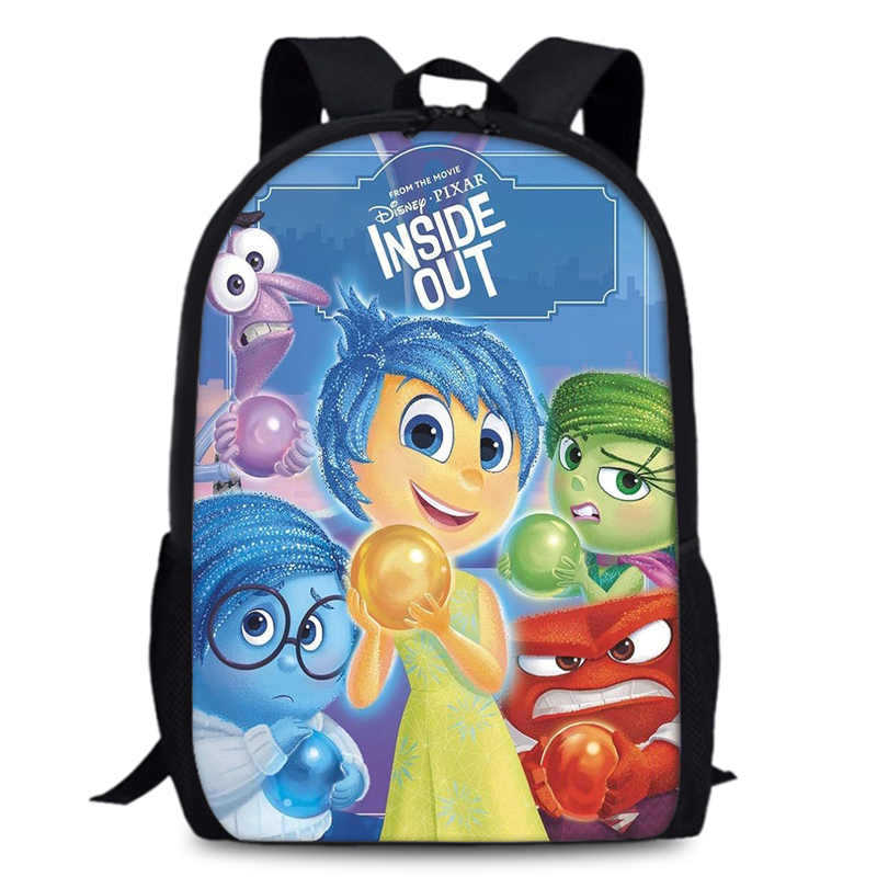 Школьный рюкзак Inside Out 2, 15-дюймовый, для ученика, рюкзак для студента, рюкзак большой вместимости
