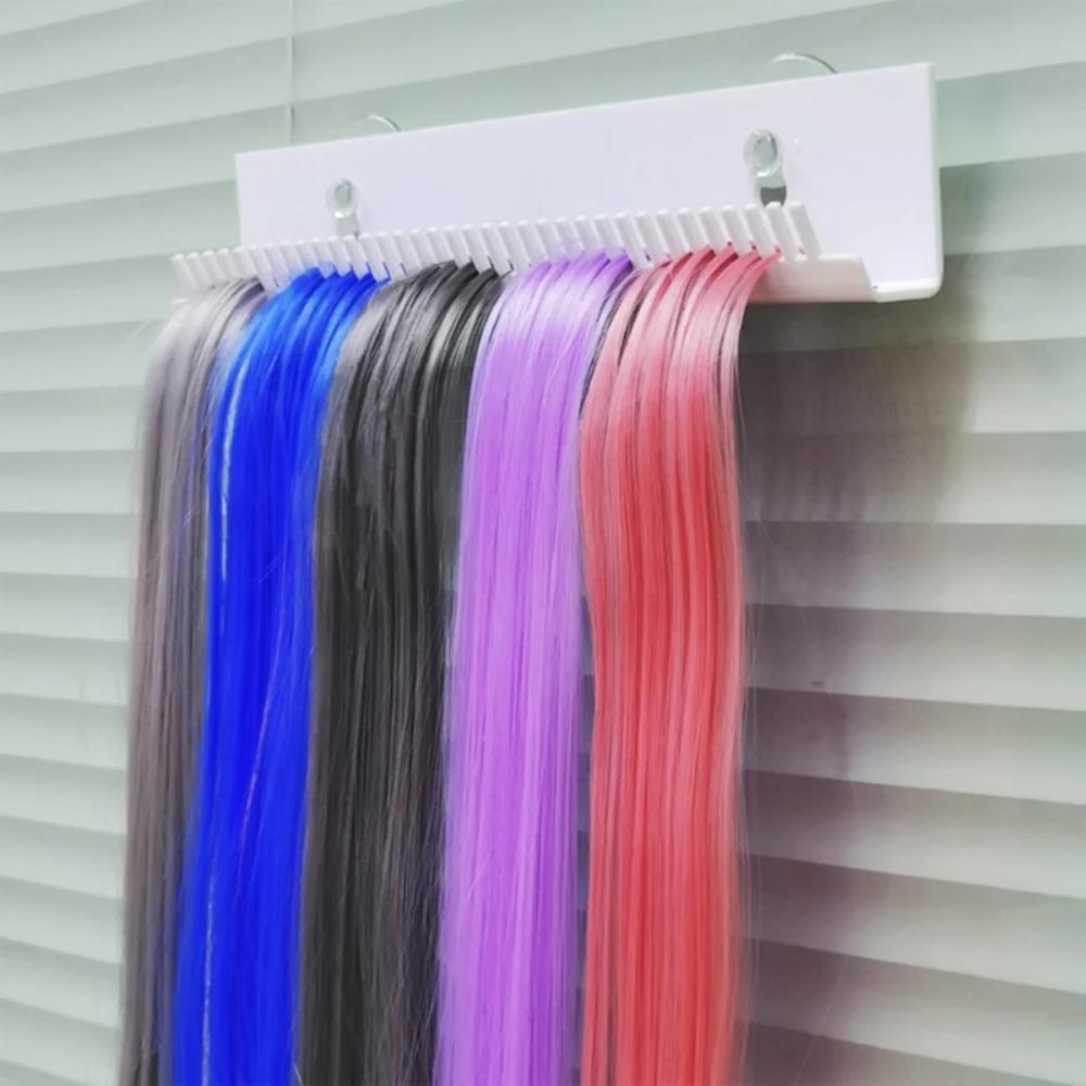 Portable Weaving Wigs Storage Durable Acrylic Wig Holder Hair Extension Holder  for Salons
