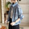 Fashion Women Denim Jackets Vintage Casual Coat Female Jean Jacket for Outerwear Women Basic Coats with Pocket Plus Size
