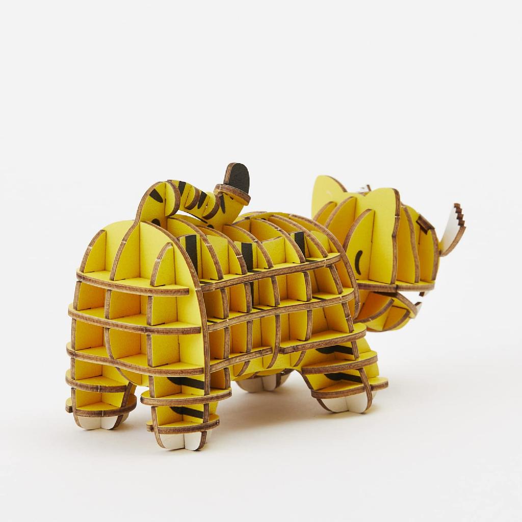 Деревянная 3D-головоломка «Тигр» и набор для творчества «Сделай сам» для детей и взрослых, развивающая игрушка для мальчиков и девочек, отличный 3D-арт-объект и отличный подарок для