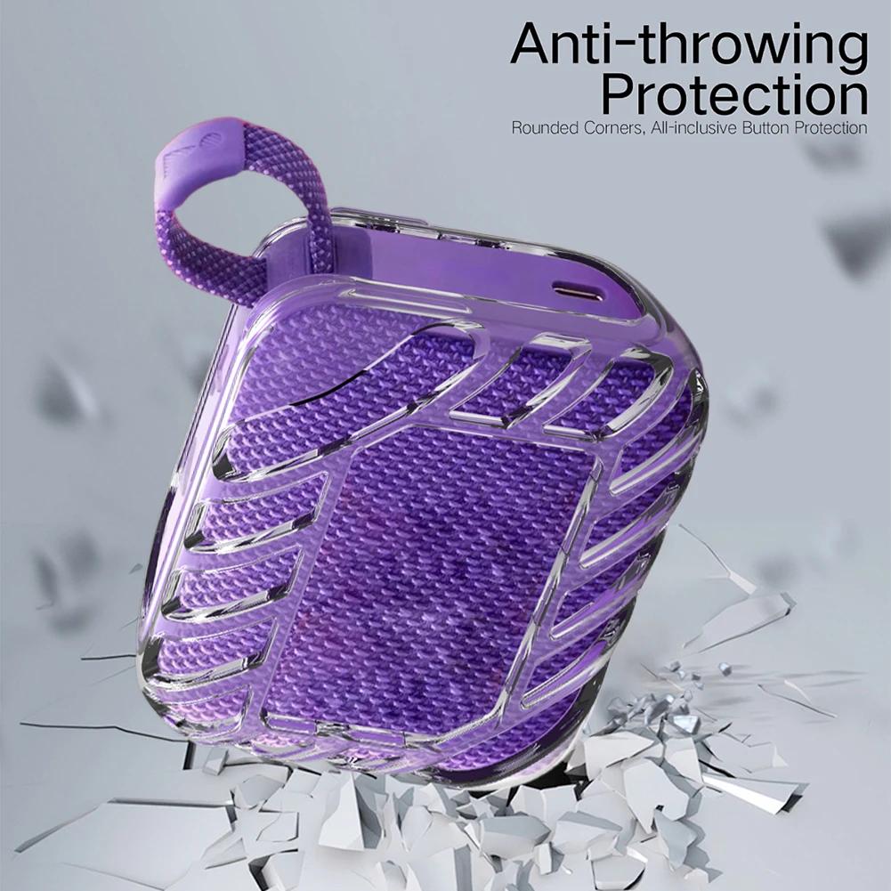 Чехол из ТПУ, противоударный, с рукавом для переноски, противоскользящий защитный чехол-накладка для портативной Bluetooth-совместимой колонки JBL Go 4