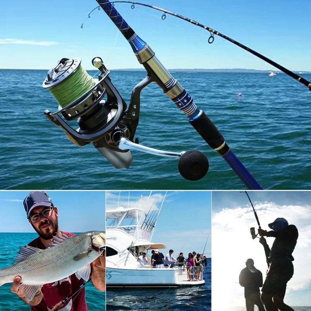Saltwater Sea Fishing Reel 10000 Series Trolling Fishing Reel 10+1BB Spinning Fishing Reels