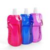 Collapsible Water Bottle 480ml BPA Free Reusable Water Pouch Hiking Camping Travel Sports Folding Water Bag Portable Leak-Proof