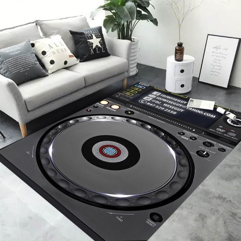 Music Tape Carpet Soft Rug Dirty Easy To Clean Birthday Gift Boy Originality Bedroom Living Room Bathroom Home Mat Decoration