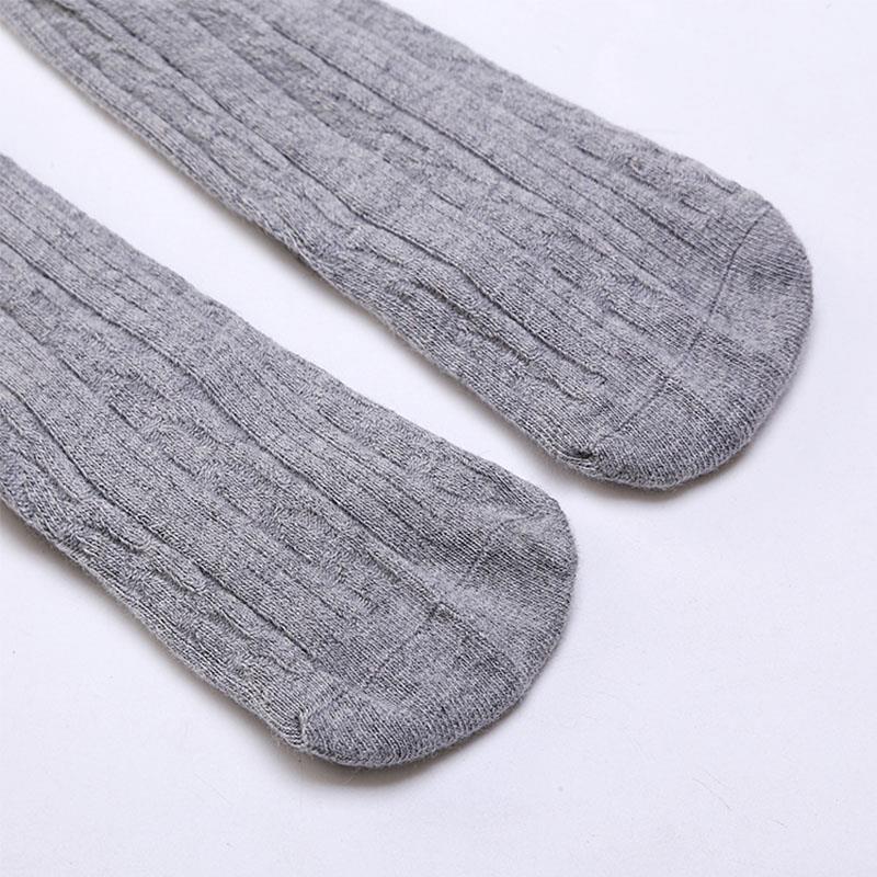 Детские колготки зима-осень однотонные мягкие хлопковые толстые теплые колготки для маленьких девочек плотные колготки для новорожденных мальчиков и девочек одежда