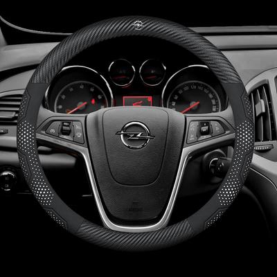Для OPCline ASTRA CORSA INSIGNIA MOKKA VECTRA GTC Tigra Карбоновое волокно Замша Кожа Автомобильный Руль Чехол Аксессуары