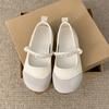 Fashion and Lightweight French Retro Flat-bottomed Shallow-mouth Single Shoes for Women's 2025 New Autumn and Winter Versatile Soft-soled Mary Jane
