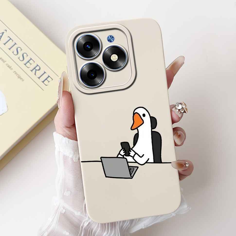 Silicone Casing For Tecno Spark Go 2024 BG6 Cases Soft Shell New Fashion Animal Phone Cover For Tecno SparkGo 2024 Bumper