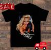 Фирменная футболка PAMELA Pam ANDERSON с коротким рукавом, черная, унисекс, размеры S-5XL, унисекс-футболка
