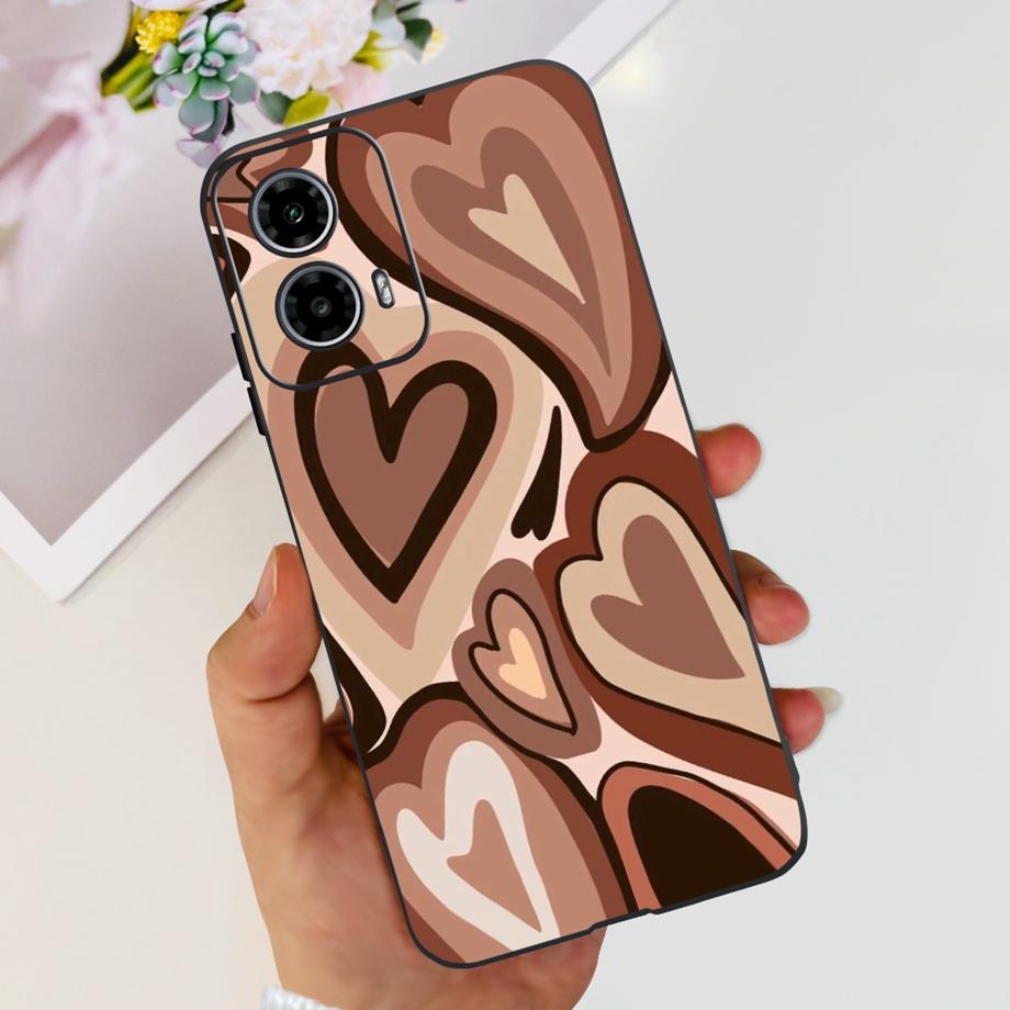 Shockproof Case For Motorola Moto G34 G24 Power Cover Liquid Silicone Black Coque for Moto G34 MotoG24 Motorola G24 Power Fundas