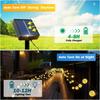60 LED Crystal Globe Solar String Lights Waterproof 8 Modes Outdoor Patio Garden Party Tree Decor