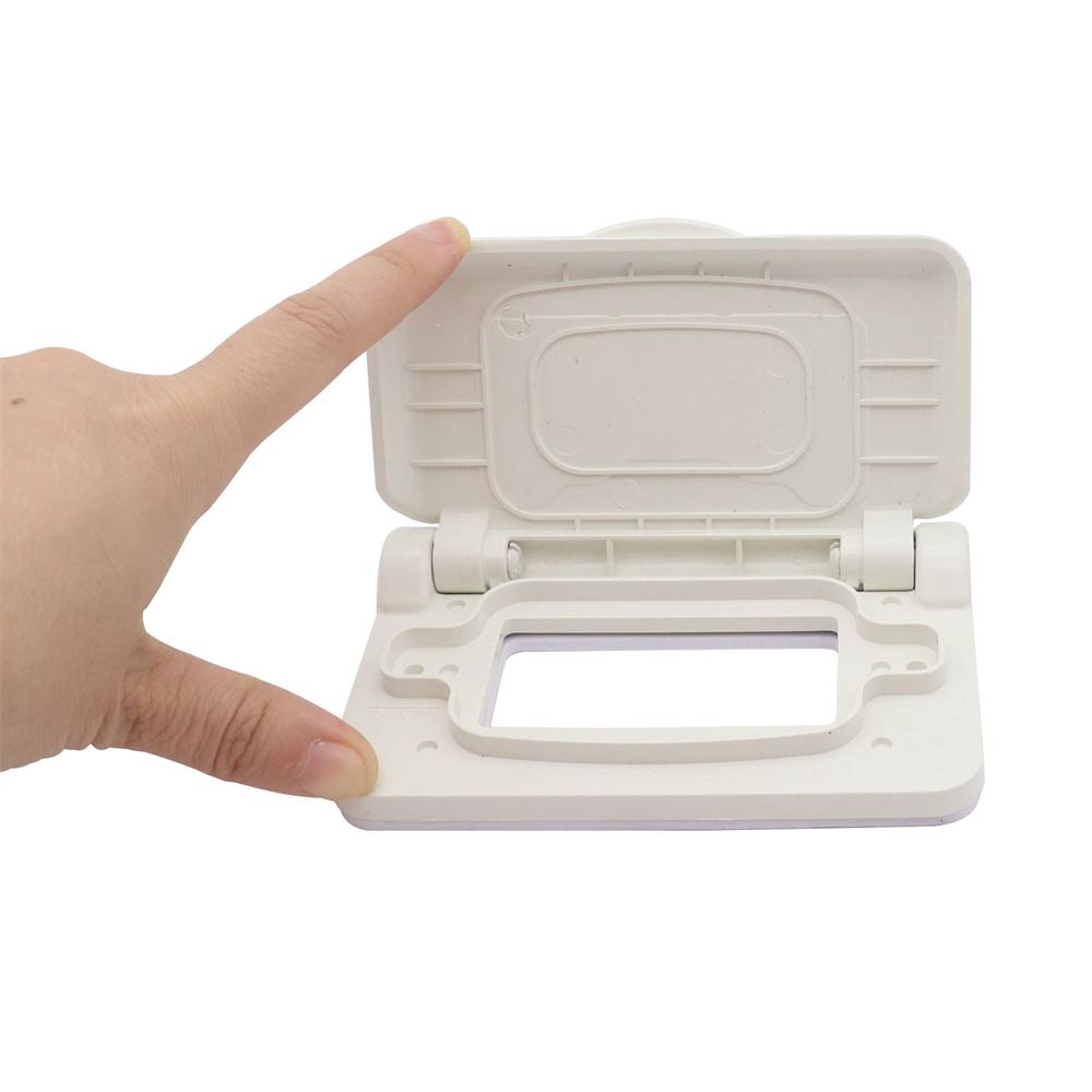 Белая розетка с вилкой США 125 В 15 А для прицепов, кемперов, автодомов