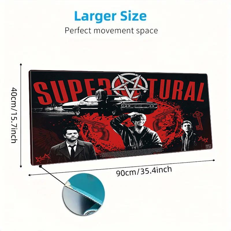 Supernatural Color Mouse Pad Large Gaming Table Cushion Non-slip Laptop Tablet Big Mousepad XXL Mat Mini PC Playmat With Lock edge