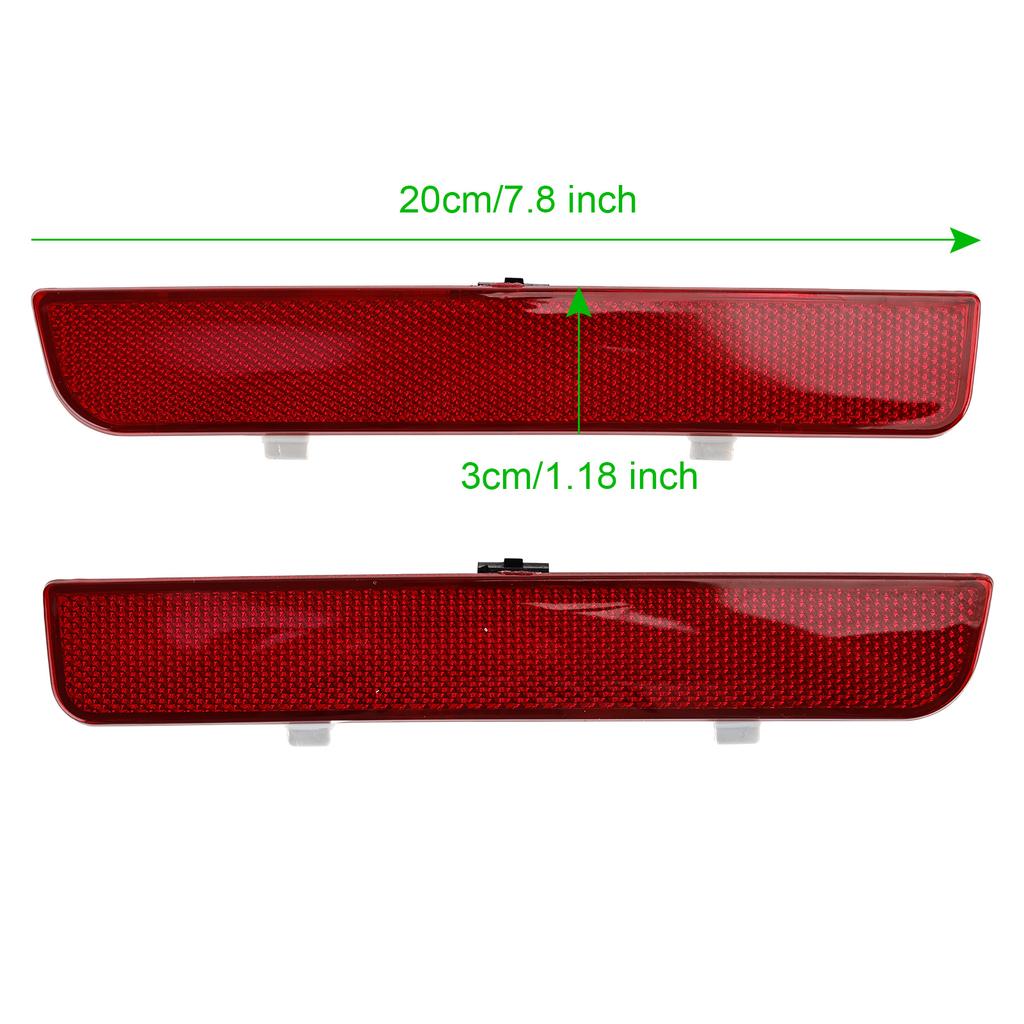 2x Красный отражатель стоп-сигнала на задний бампер для Range Rover L322 Freelander 2