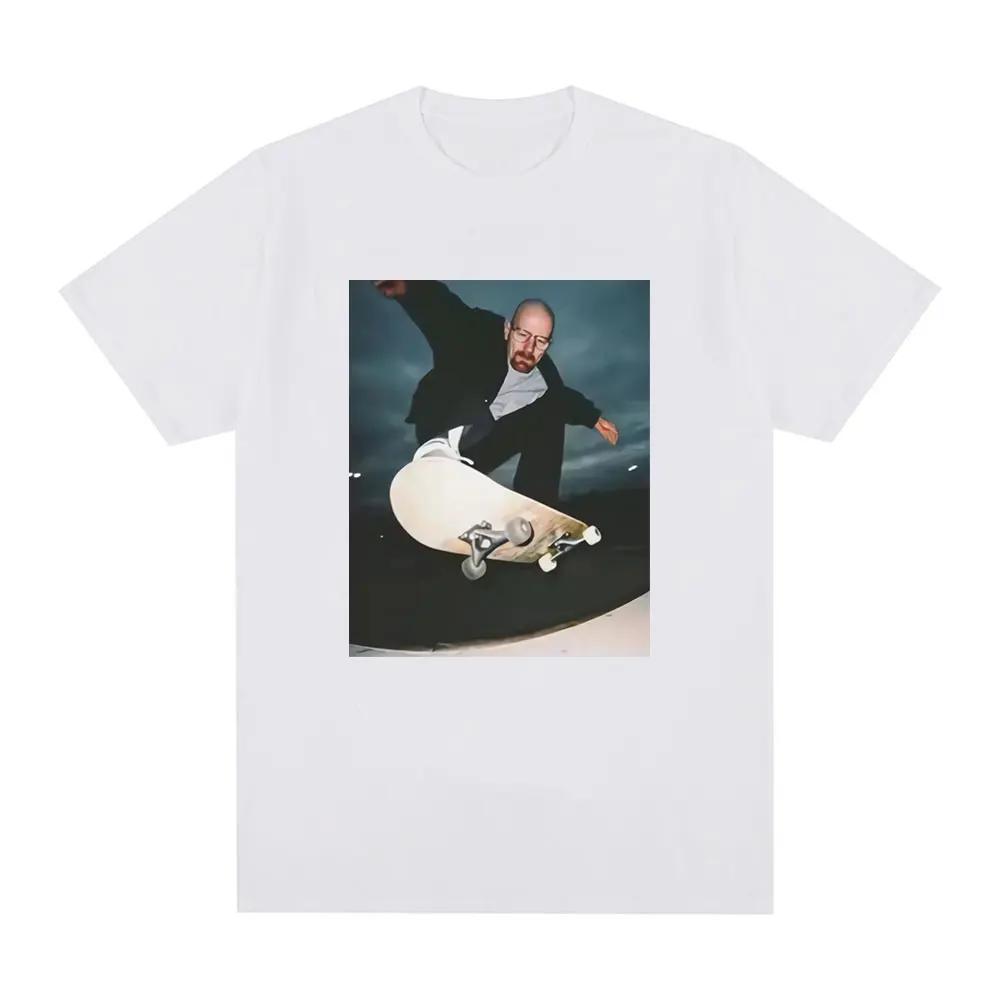 Breaking Bad Heisenberg T-shirt Men's Walter White 90s Skating T-shirt Women's Pattern Printed T-shirt Casual T-shirt Top