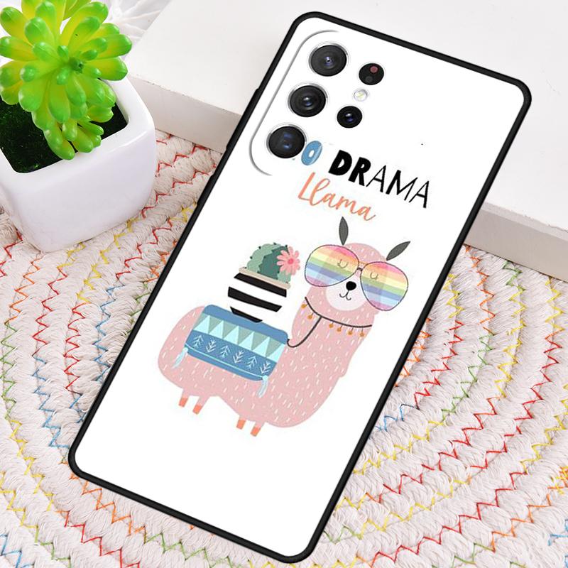 Без драмы Пробл Лама Лама Силиконовый Чехол для Телефона Для Samsung Galaxy note 10 pro S26 S25 S24 S23 S22 S21 Plus S25Ultra Capa Чехол