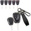 TECART 23456 Buttons for Jeep Specific Key Case, Key Cover, Key Cover, Compatible with