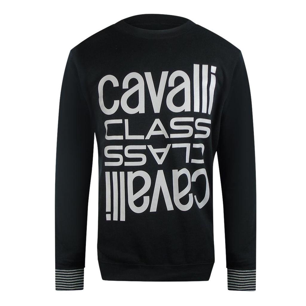 Cavalli Class Unisex Adult Logo Round Neck Sweatshirt