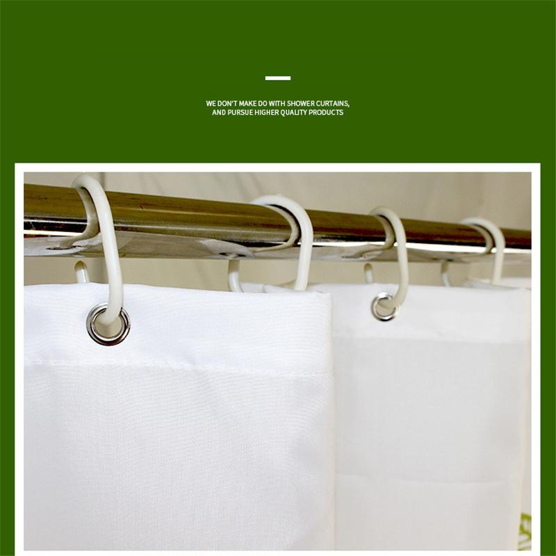 Простая натуральная ветка полиэстеровая занавеска для душа утолщенная водонепроницаемая устойчивая к плесени ванная перегородка универсальная занавеска