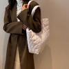 Winter Large Capacity Space Portable Totes Bag Warm Padded Cotton Shoulder Bag Fashion Lady Top-handle Bags