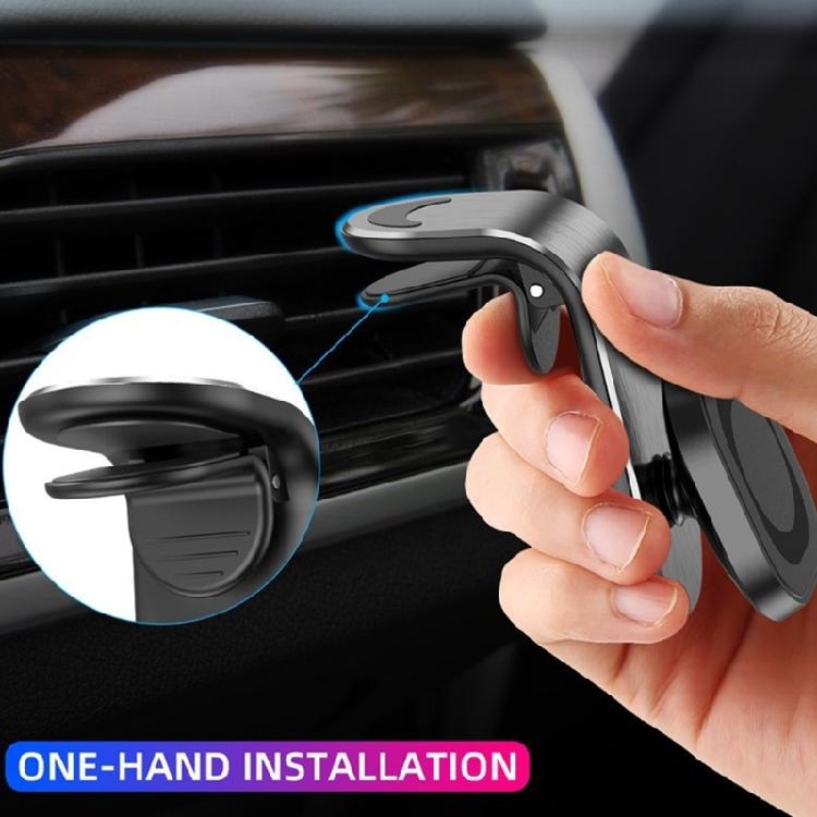Flexible Impact Absorption Car Phone Holder Highly Power Magnetic Universal Smartphone Fit Simple Assembly for Long Trip