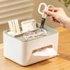 1pc-Multifunctional Desktop Storage Box, Tissue Box, Drawer Paper Box, Sundries Storage Rack Desk Storage Organization