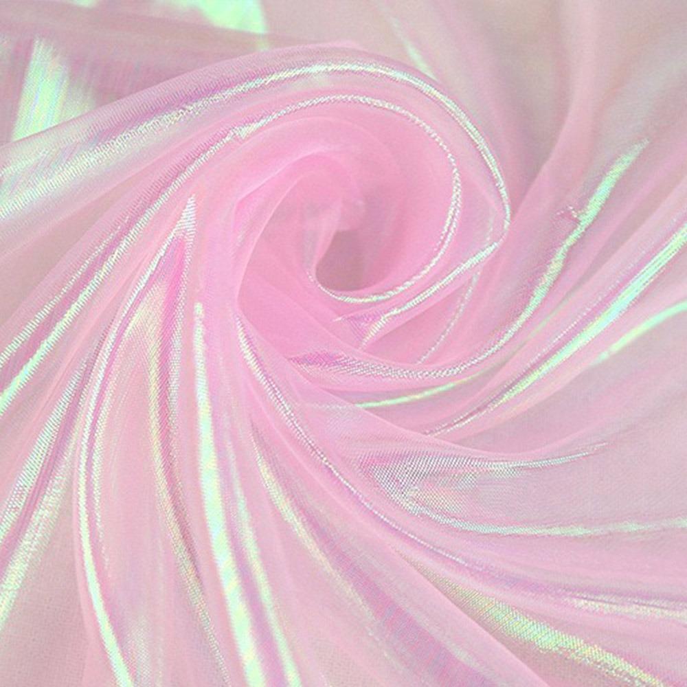 Thin Laser Tulle Shiny Organza Dresses Fabric Skirts Clothes Sewing Organza Fabrics  Designer