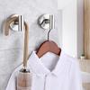 2Pcs Wall Mounted Towel Hooks Suction Cup Hooks Strong Load-bearing Simple Installation Coat Robe Hanger Storage Hooks
