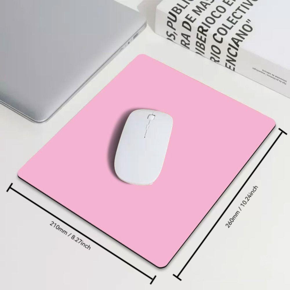 Solid Color Mouse Pad Rubber Ultra-High Precision Mouse Pad Multifunctional Desktop Pad Office