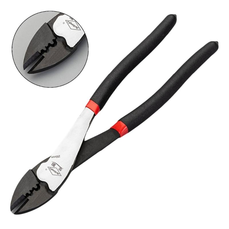 10inch Wire Cable Crimper and Cutter Ergonomic Pliers for Electricians and DIY Enthusiasts