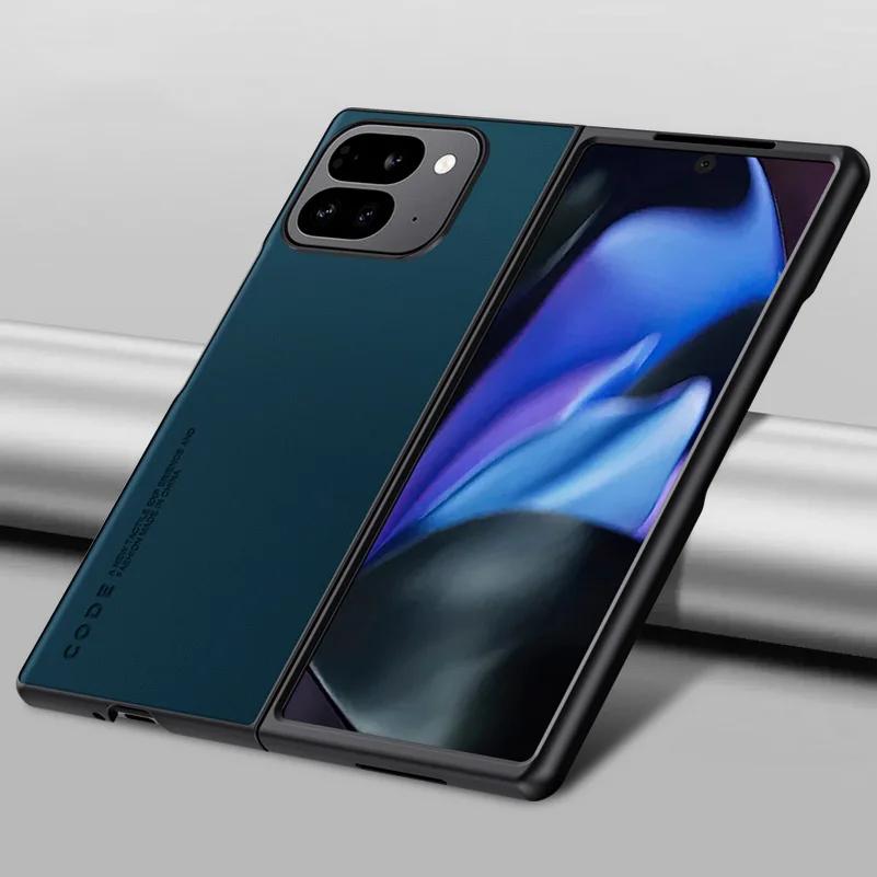 Для Google Pixel Fold 2 чехол матовый силиконовый простой чехол из искусственной кожи для телефона Pixel Fold2 Pixel9 Pro Fold противоударный мягкий защитный бампер