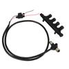 for NMEA2000 Cable with 4 Port T Connector 3A Fuse 5Pin M12 Thread 1m Long IP67 Waterproof for Lowrance Networks
