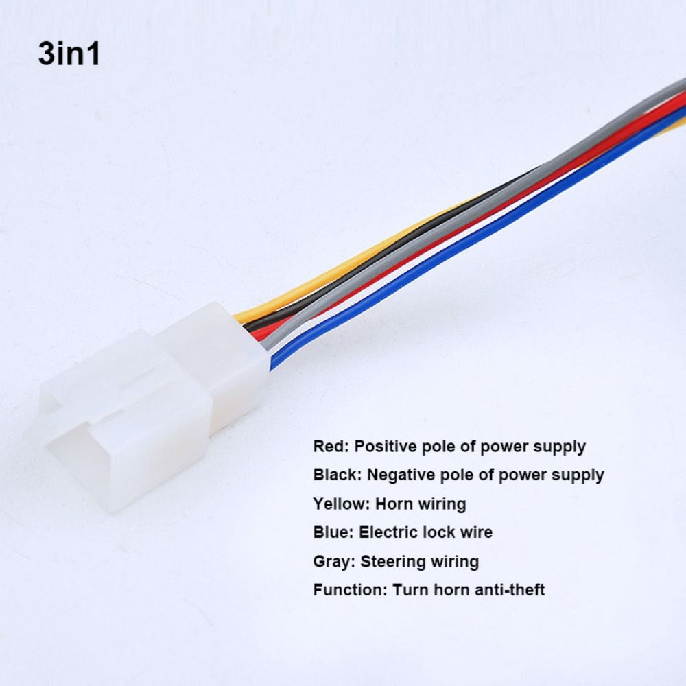 3In1 4in1 Tricycle Horn Reversing Voice Horn Anti-theft Reversing Voice E-bike Buzzer Horn