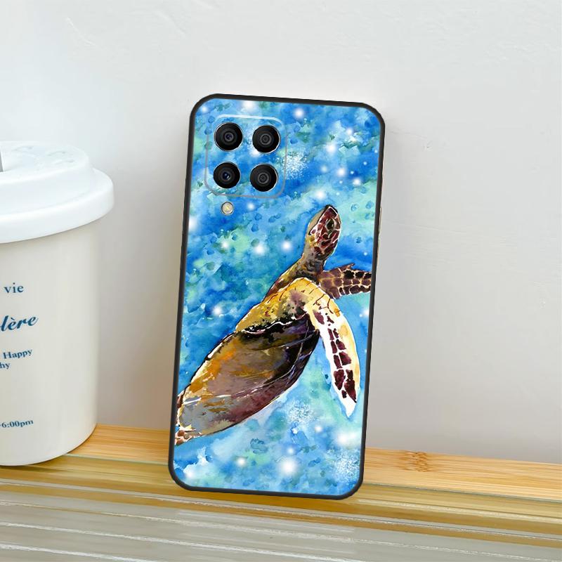 Чехол 'Бирюзовая Морская Черепаха Oceanlife' Для Samsung Galaxy M53 M13 M06 M16 M31 M11 M35 M55 M15 M56 M36 M12 M32 M52 M14 M34 M54