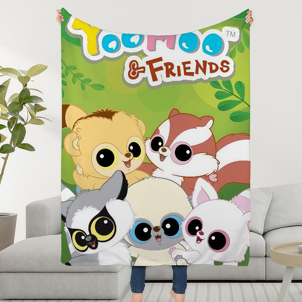 Мультяшное одеяло Y-YooHooS и F-Friends Мягкое Теплое Пушистое Плед Супер Детские Игрушки Кровать Диван Автомобиль Колыбель