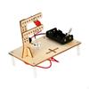 Wooden Science Experiments Toys School Projects Sturdy Teaching Props Alarm Puzzle