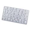Pendant Drop Glue Casting Molds Silicone Molds Kit Ornament Molds 26 Letters Alphabet Molds