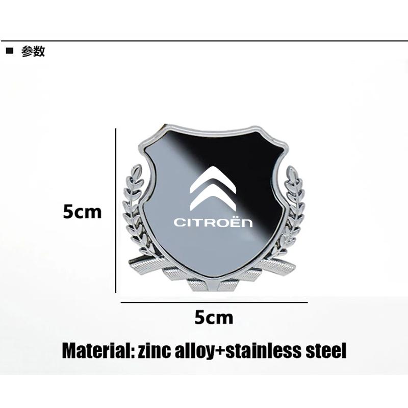 Для Citroen C4 C3 C2 C1 C5 DS3 Berlingo Xsara Grand Picasso Jumper Металлическая Автомобильная Наклейка Mai Sui Боковой Логотип Окно Кузов Автомобильный Логотип