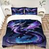 3pcs Mythical-Dragon-Scale Bedding Set. Soft and Comfortable with No Core Included (1x Duvet Cover + 2x Pillow Covers) yy251009259
